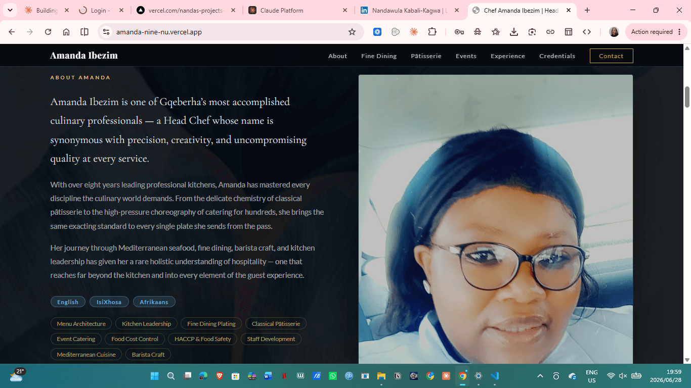 Chef Amanda Ibezim — screen 2
