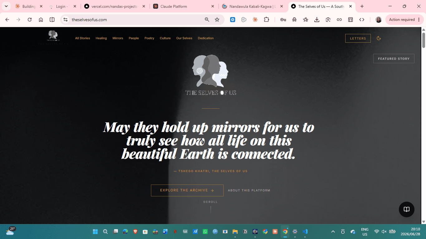 The Selves of Us — screen 1