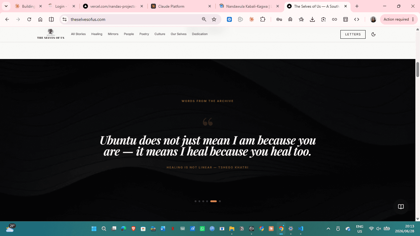 The Selves of Us — screen 3