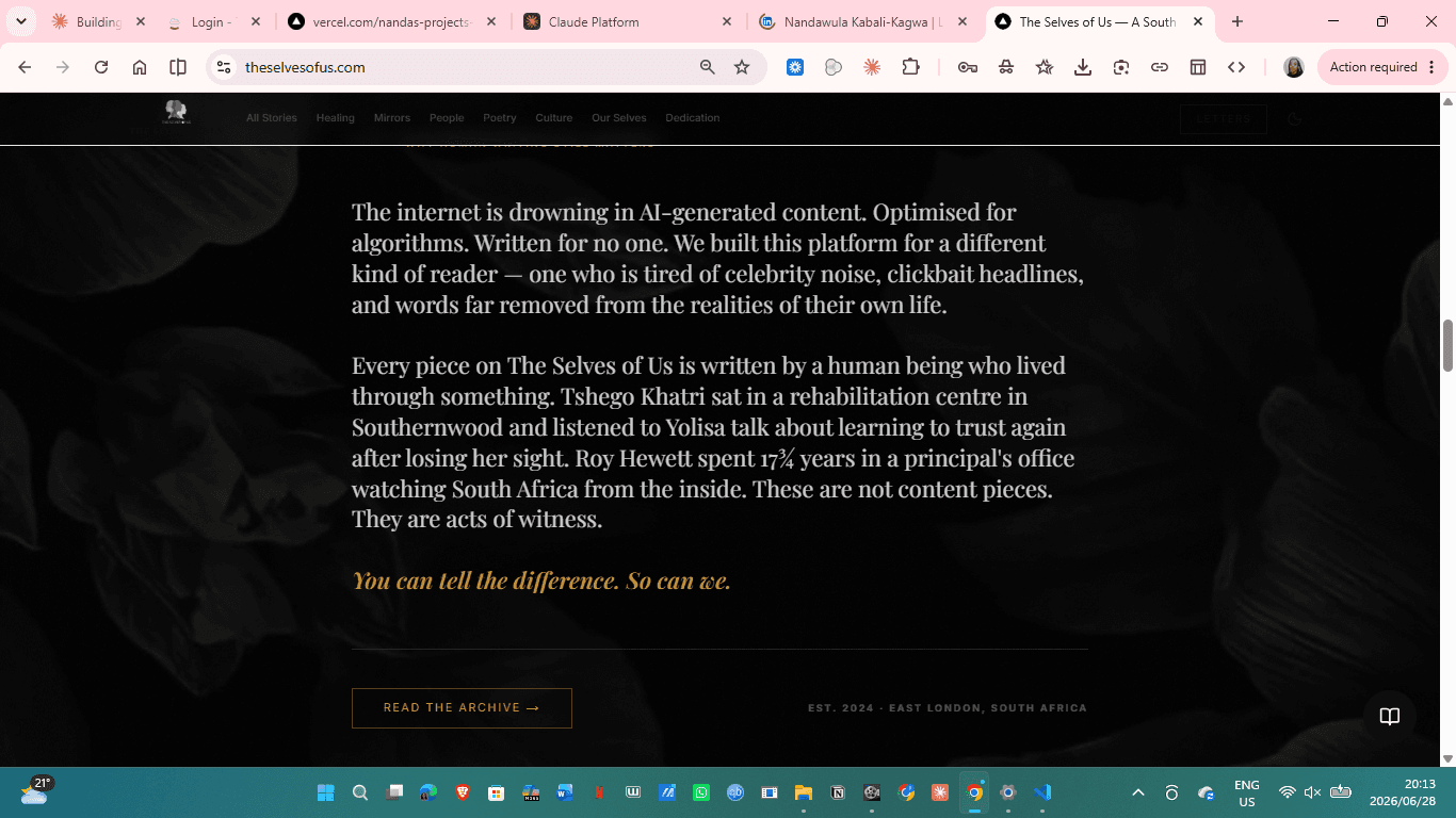 The Selves of Us — screen 5